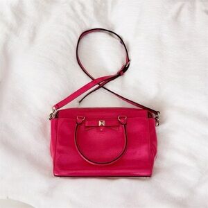 KATE SPADE NEW YORK® WOMEN'S BEACON COURT JEANNE PATENT LEATHER SATCHEL HANDBAG.